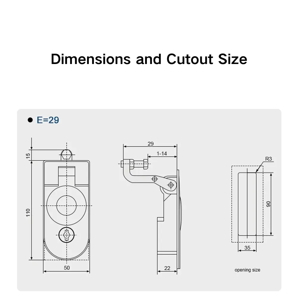 Lever Push Lock For Rv